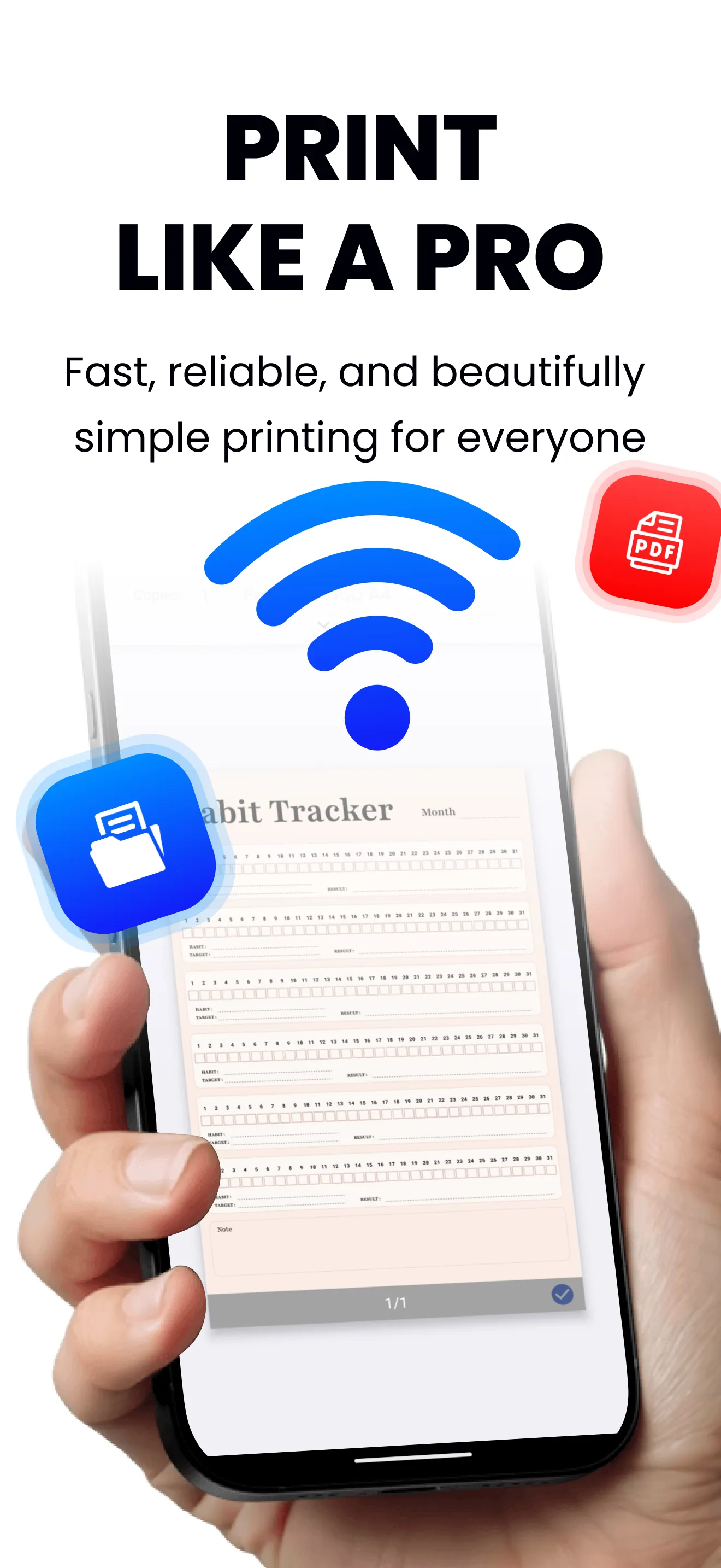 All-in-One Printing Solution: Scan, edit, and print documents seamlessly with our smart printing app for Android and iOS mobile printing.